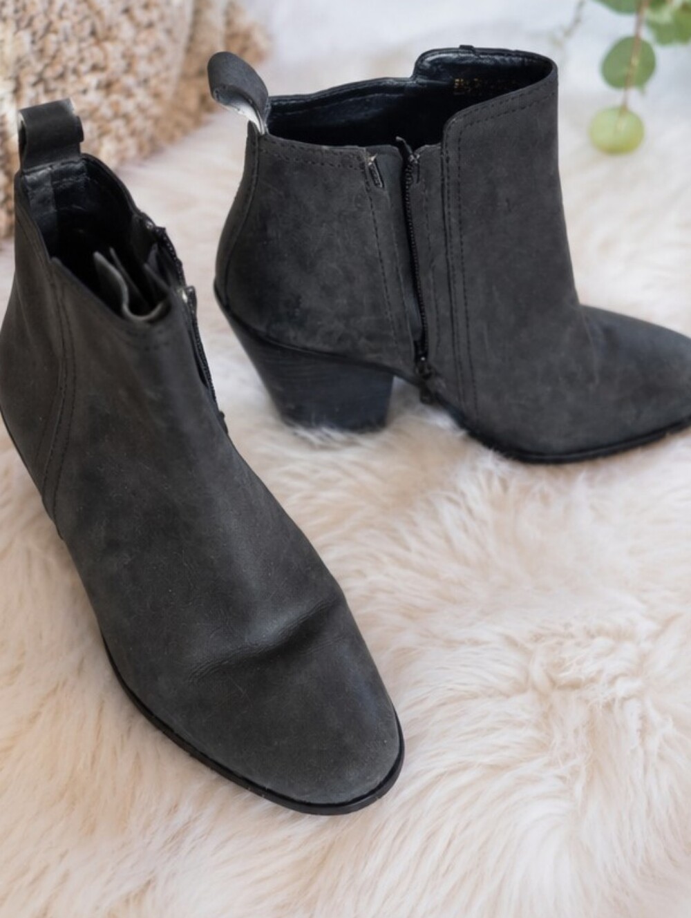 Cole Haan Chesney Boot Charcoal Grey 7.5